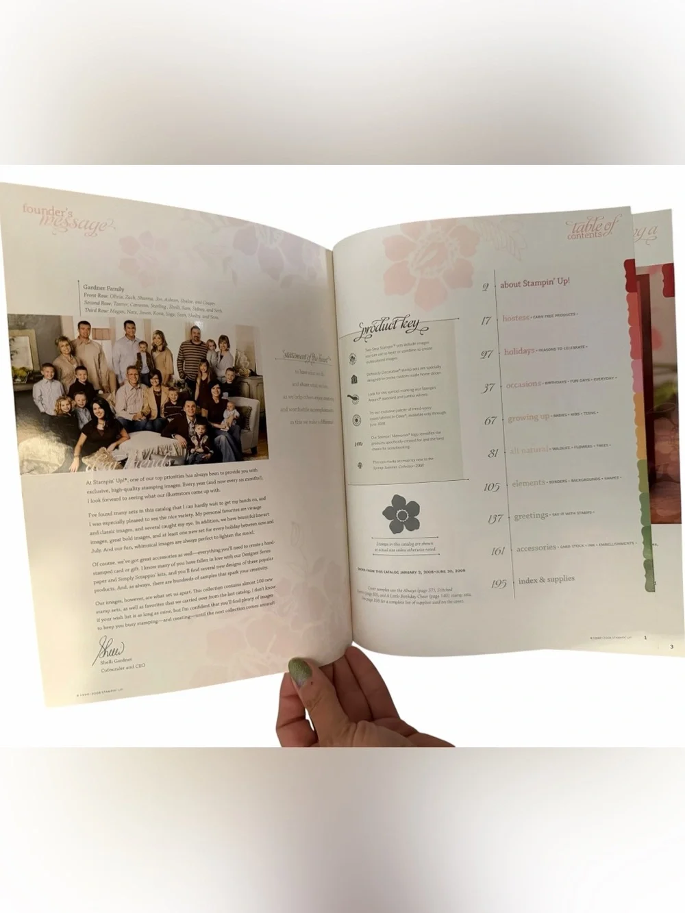 2 Stampin' Up! Idea Book & Catalogs 2008 Spring – Summer & Fall – Winter edition